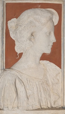Della Robbia Panel; Della Robbia Pottery (active 1894-1906); BIKGM.67