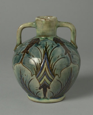 vase; Della Robbia Pottery (active 1894-1906); BIKGM.L45