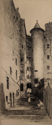The Advocate's Close, Edinburgh; Clark, Charles Herbert (1890-1950); BIKGM.9206