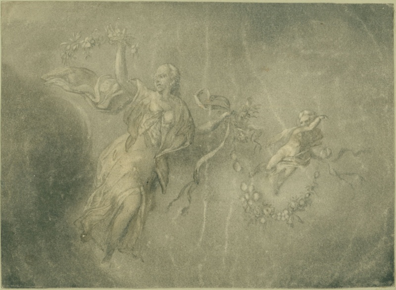 Original Drawing to be Designed in Marble by Flaxman; Stothard, Thomas; BIKGM.1727a JM170