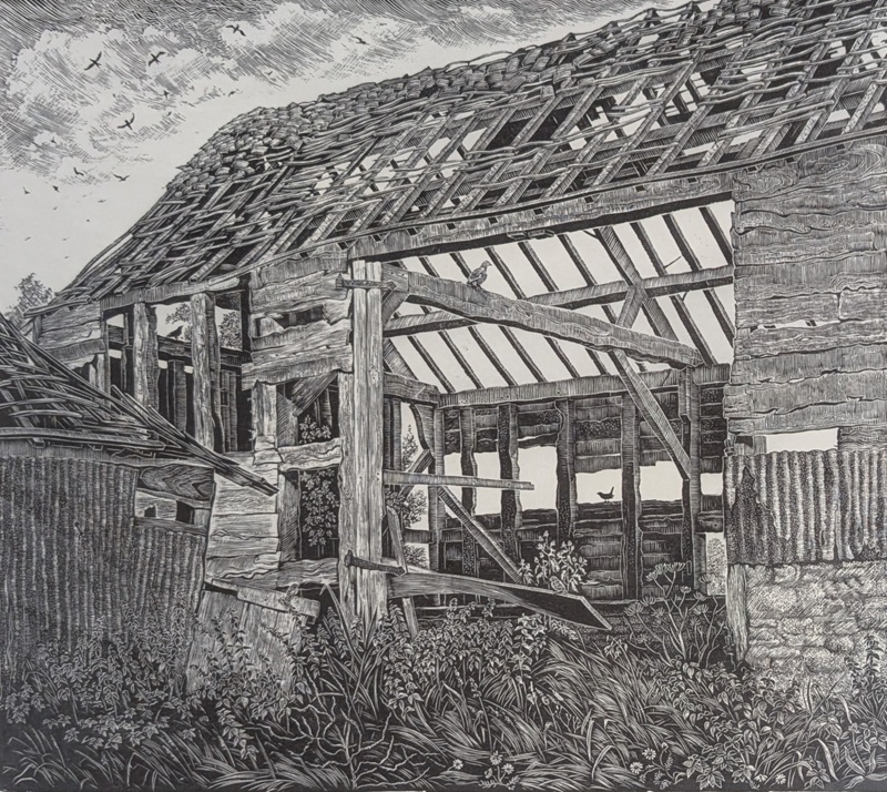 Ancient Timbers, Exhall, Warwickshire; Rawlinson, William Thomas (1912-1993); 1976; WR.3