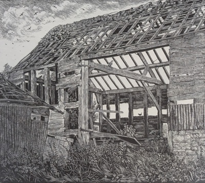 Ancient Timbers, Exhall, Warwickshire; Rawlinson, William Thomas (1912-1993); 1976; WR.3