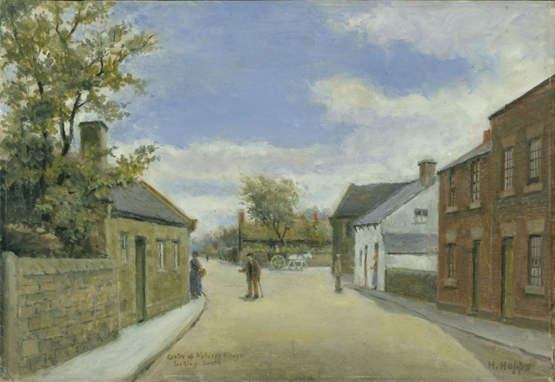 Centre of Wallasey Village looking South; Hopps, Harold; BIKGM.W824