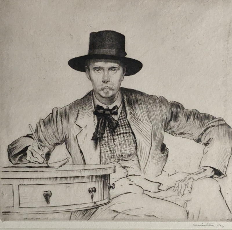Self Portrait (Portrait of the Engraver); Hay, James Hamilton (1874-1916); BIKGM.1060