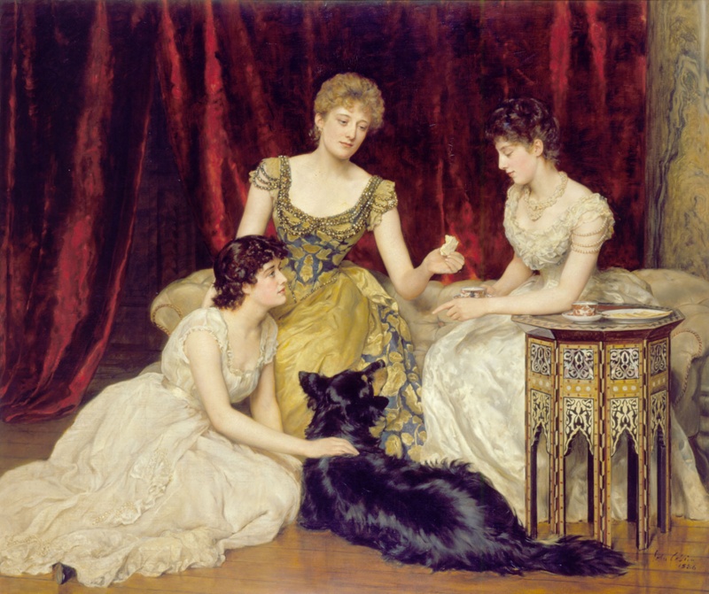 The Three Daughters of William Reed; Collier  Hon., John; 1886; BIKGM.8175