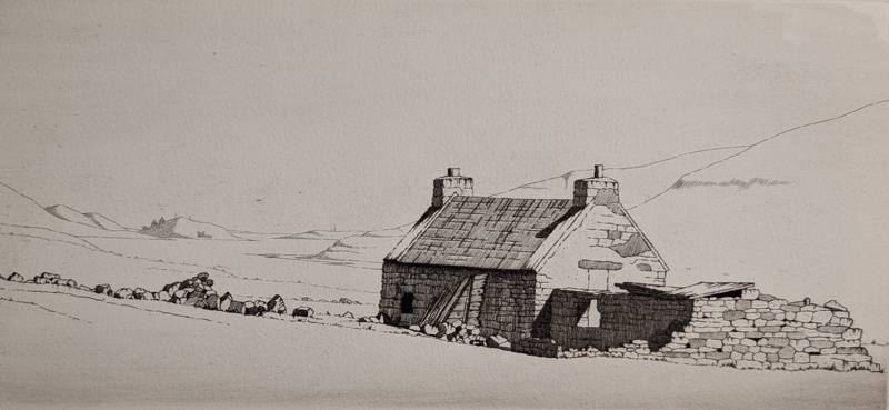 Deserted Croft - Weisdale Yoe - Shetland; Taylor, Albert (1918-1987); BIKGM.9318