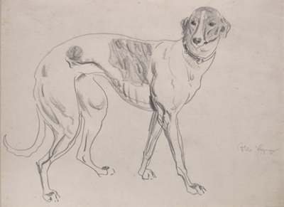 Drawing of Fanny; Lipczinski, Albert (1876–1977); BIKGM.9327