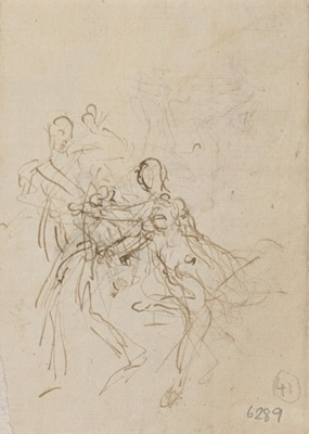 Sketch of Two Figures; BIKGM.6289