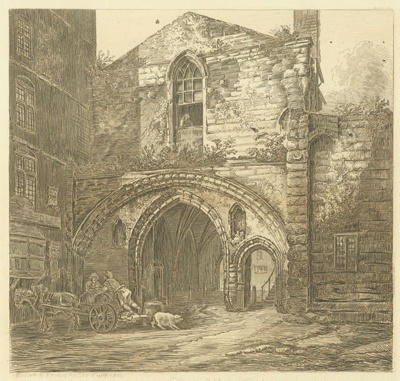 The Abbey Gate, City of Chester 1810; Cuitt, G; BIKGM.7702