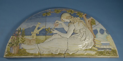 plaque; Della Robbia Pottery; BIKGM.142j