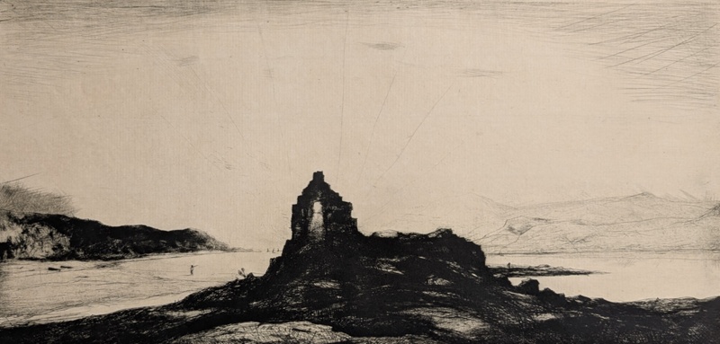 Killundine Castle; Cameron, David Young (1865-1945); 1929; BIKGM.9254