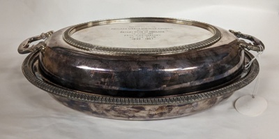 Two Handled Oval Dish and Cover ; Elkington & Co Ltd; BIKGM.244n