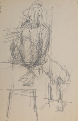 Seated Nude; Horsfield, Nicholas (1917-2005); BIKGM.8920