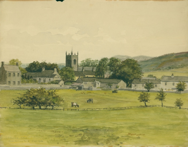 Gargrave, Yorkshire, From Railway Bank; Hopps, Harold; BIKGM.W456