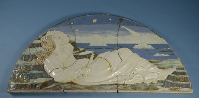 plaque; Della Robbia Pottery; BIKGM.142l