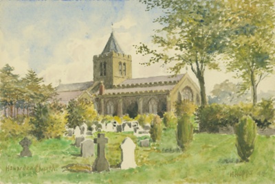 Hawarden Church 1944; Hopps, Harold; BIKGM.W407