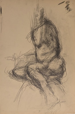 Seated Nude; Horsfield, Nicholas (1917-2005); BIKGM.8934