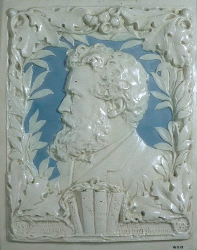 William Morris Plaque; Della Robbia Pottery; BIKGM.928