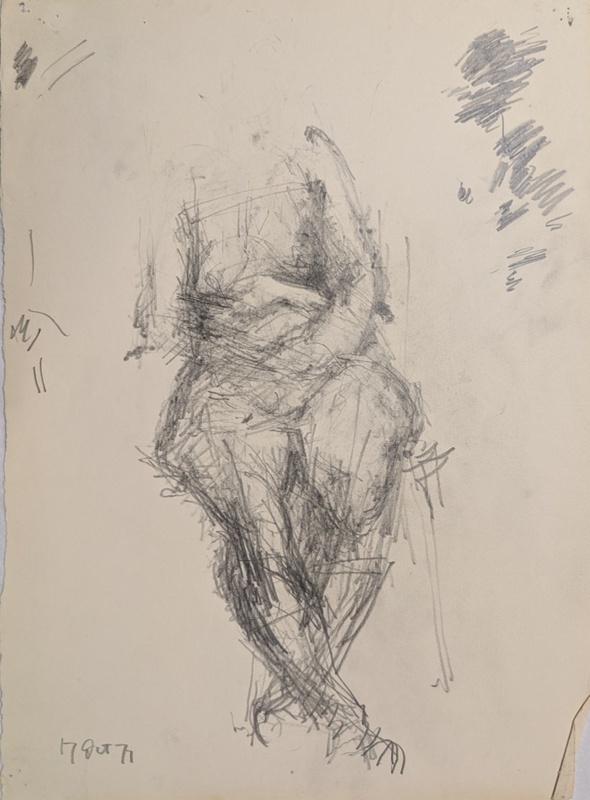 Seated Nude; Horsfield, Nicholas (1917-2005); 1971; BIKGM.8989.1