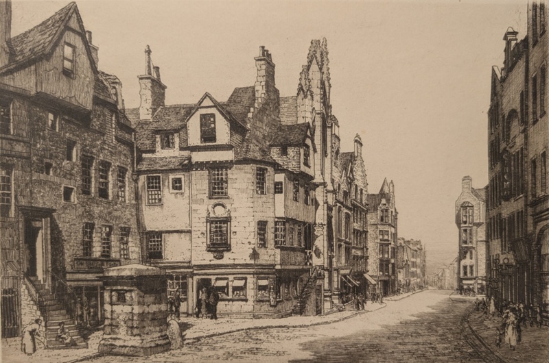 John Knox's House, Edinburgh; Clark, Charles Herbert (1890-1950); BIKGM.9189