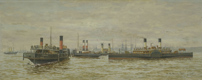 On the Mersey, 1890; Hopps, Harold; BIKGM.W225