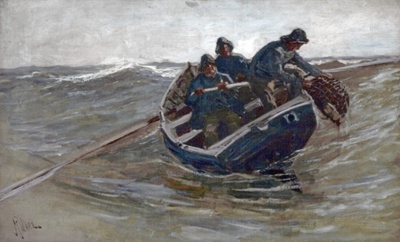 Oyster Catching; Wane, Richard; BIKGM.212g