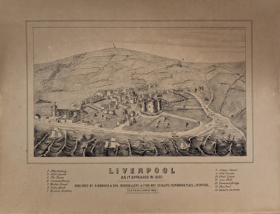 Map Liverpool and District; Bowker, A and Son; c. 1832; BIKGM.W629