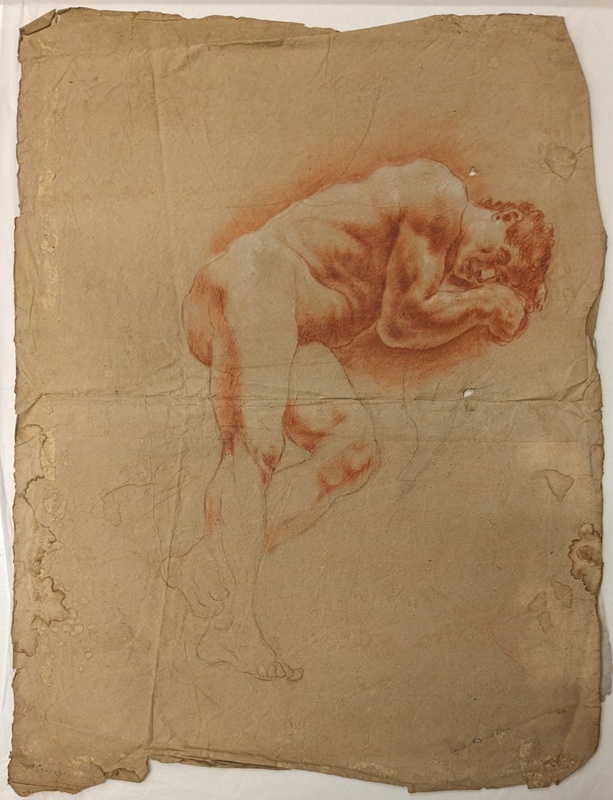 Figure Study of a Male Nude Reclining; BIKGM.6303