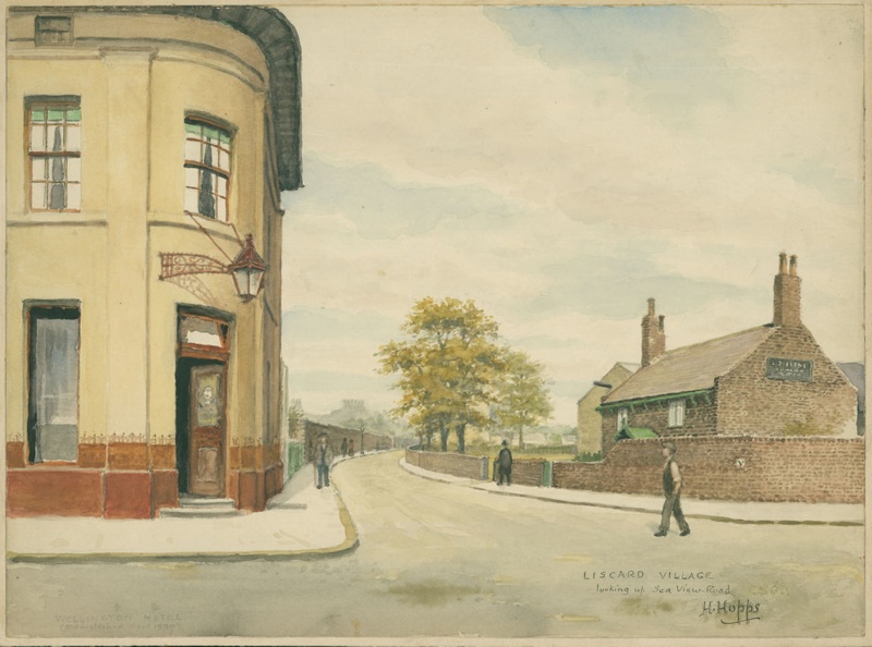 Liscard Village Looking up Seaview Road; Hopps, Harold2; BIKGM.W828