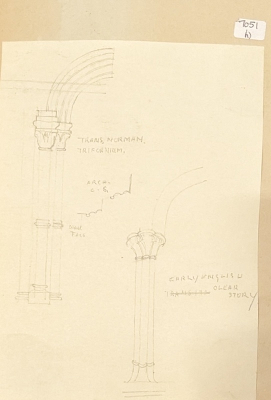 Trans Norman and Early English Columns ; Richards, Albert; 1935-1939; BIKGM.7051.8