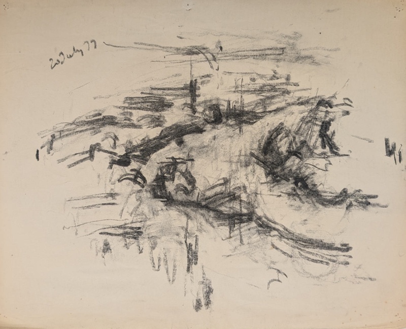 Abstract Landscape Sketch; Horsfield, Nicholas (1917-2005); 1977; BIKGM.8881