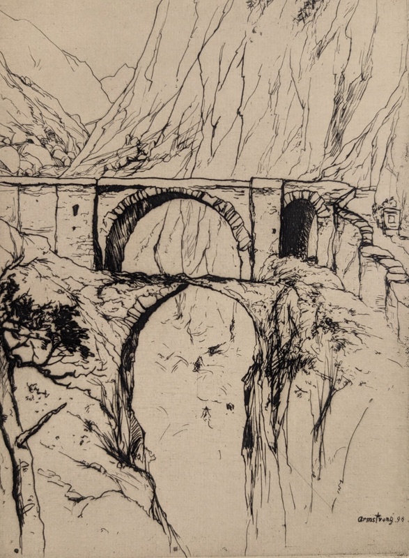 Devil's Bridge; Armstrong, Frances Abel William (1849-1920); 1898; BIKGM.9208