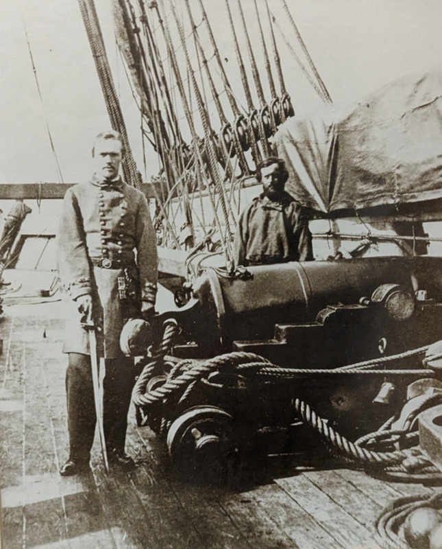 On board CSS Alabama c. 1863; Unknown; 1863; BIKGM.8140