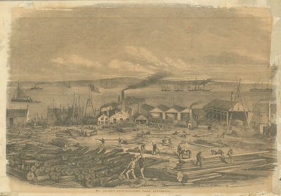 Mr Laird's Ship Building Yard, Liverpool; Unknown; BIKGM.1670