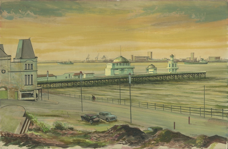 New Brighton Pier; Franks, Charles Alan; BIKGM.W157