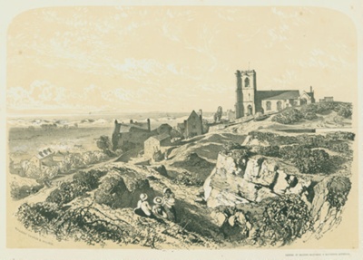 Wallasey Church & Village 1854; Hunt, Alfred William; BIKGM.8023