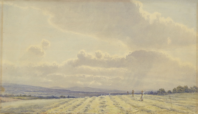 Landscape (Hay Raking); BIKGM.166j