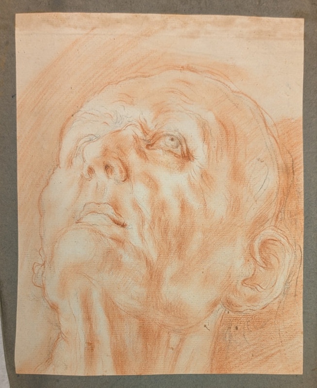 Study of the Head of a Bald Old Man; BIKGM.6242