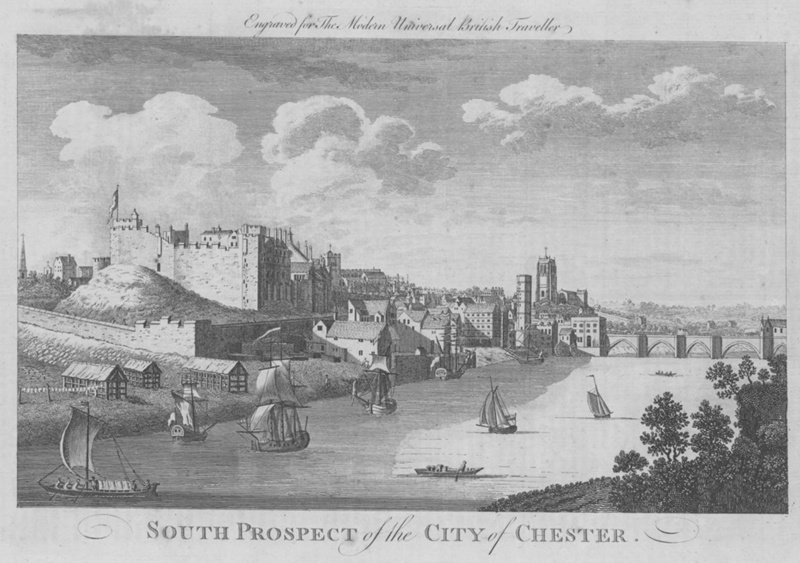 South Prospect of the City of Chester; Unknown; BIKGM.7682