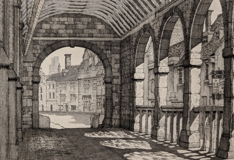 The Market Hall Chipping Camden; Taylor, Albert (1918-1987); BIKGM.9233