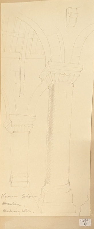 Norman columns, Bebington Church; Richards, Albert; 1935-1939; BIKGM.7052.2