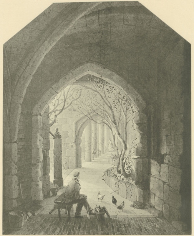 Birkenhead Priory, Crypt West Entrance; Herdman, William Gawin; BIKGM.145a