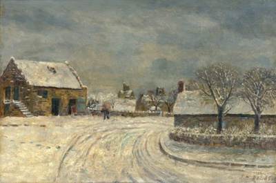 Snow scene, Leasowe Road; Robinson, J H; BIKGM.W32