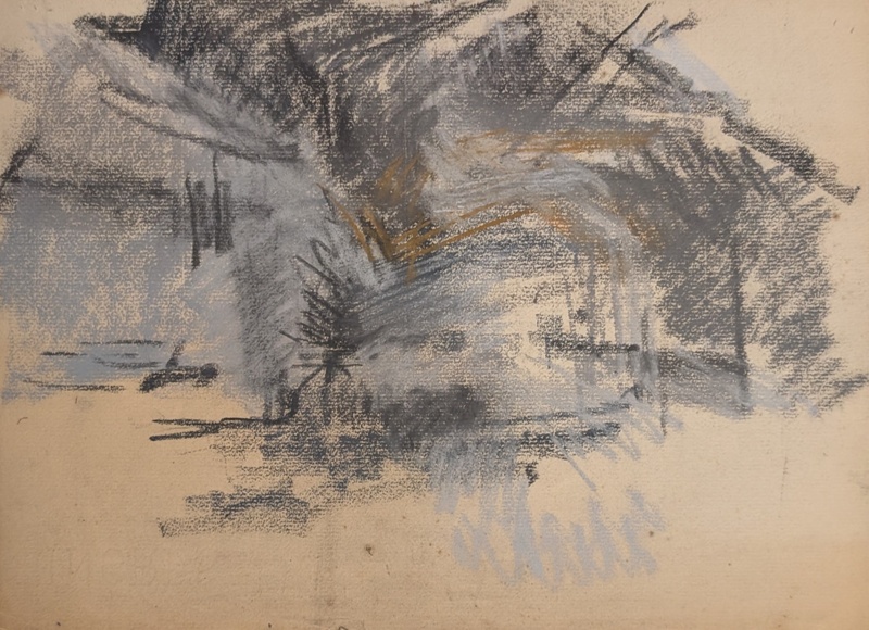 Abstract Landscape or Interior; Horsfield, Nicholas (1917-2005); BIKGM.8891