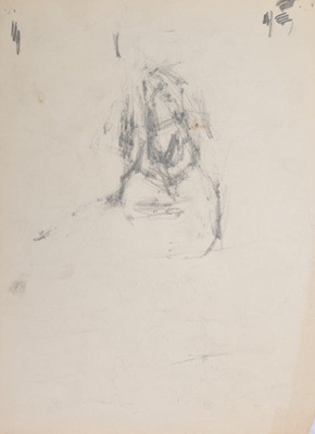 Unfinished Nude; Horsfield, Nicholas (1917-2005); BIKGM.8979