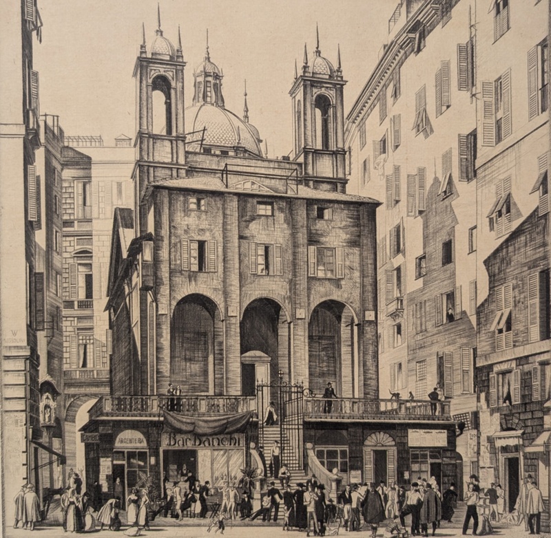 St. Peter's, Genoa II; Wedgwood, Geoffrey Heath (1900-1977); 1950; BIKGM.9144