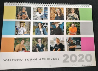 Waitomo Young Achievers Calendars 2020 and 2023; The Lines Company; 2025.2209