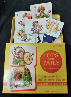 "Tops and Tails" Childrens Game; Ferd Piatnik & Sons; 2025.2152