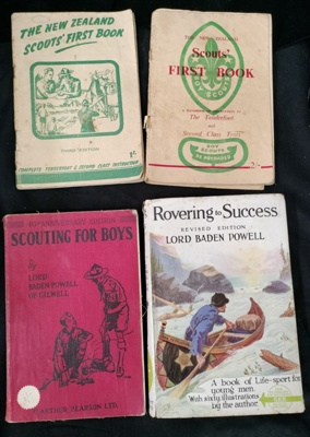 Scout Books x 4, belonged to Alan Howell; 2025.2135