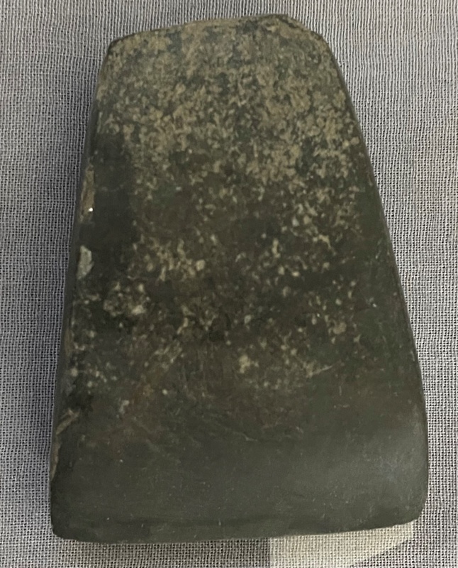 Small Charcoal Stone Toki (adze); 2023.0779 on NZ Museums